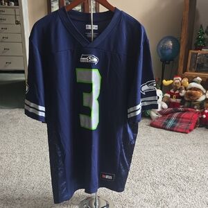 NFL Team Apparel Russell Wilson Seattle SEAHAWKS Jersey #3